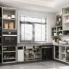 Affordable L Shaped Melamine Kitchen Cabinet Plcc20076 3