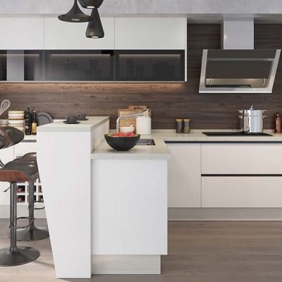 Modern White I Shape Melamine Kitchen Plcc19071a 2 800x400